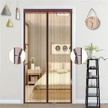 Magic Mesh Magnetic Mosquito Screen Door Net Curtain with Magnets
